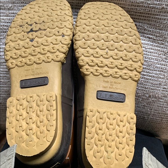LL Bean GORE-TEX Tan and Brown Boots - Picture 13 of 16